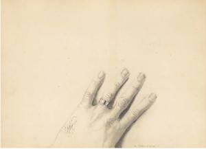 La mà del pintor. 1972. 