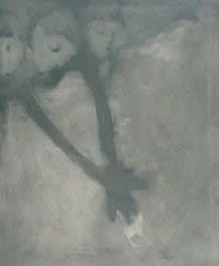 Batent l’aigua. 1965. Óleo sobre tela. 80 x 65 cm