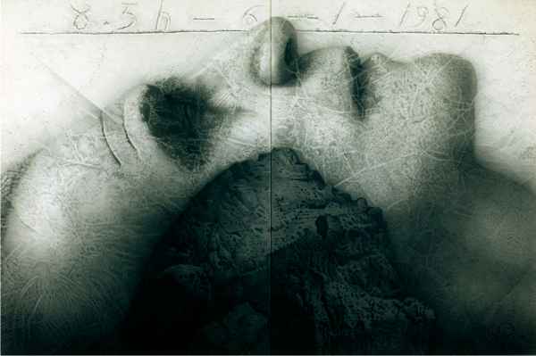 Rostre amb somriure de vidre (Rostro con una sonrisa de vidrio). 2001.